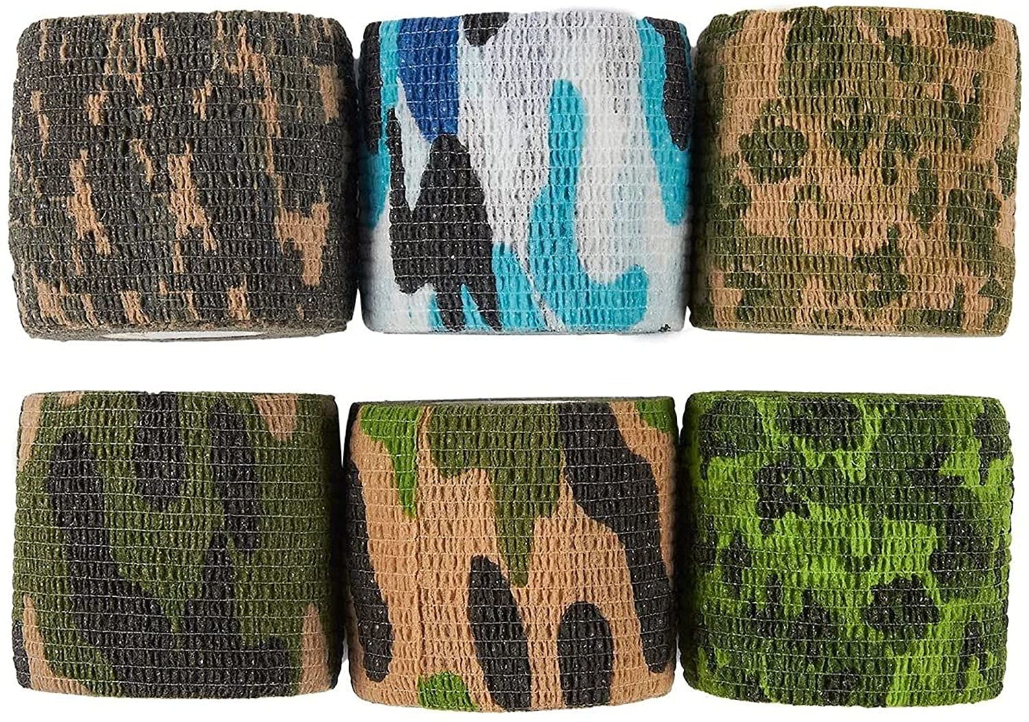 Bandage cohésif auto-adhésif de camouflage pour la pêche en camping