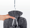 Sac à eau de thérapie chaude en caoutchouc naturel avec couverture douce pour soulagement de la douleur