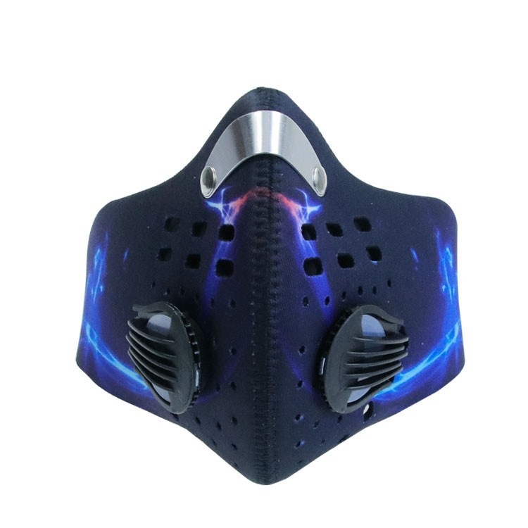 Masque de cycle anti-poussiéreux de protection réglable avec filtres