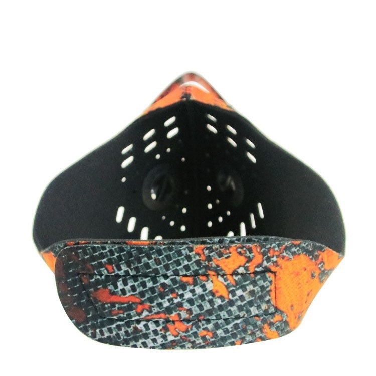 Masque de respiration face à coupe-vent lavable pour motocycle