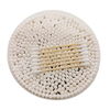 Coton-tige blanc stérile biodégradable avec autocollant en bois