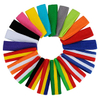 Logo personnalisé en coton imprimé sport bandeau en couleurs assorties