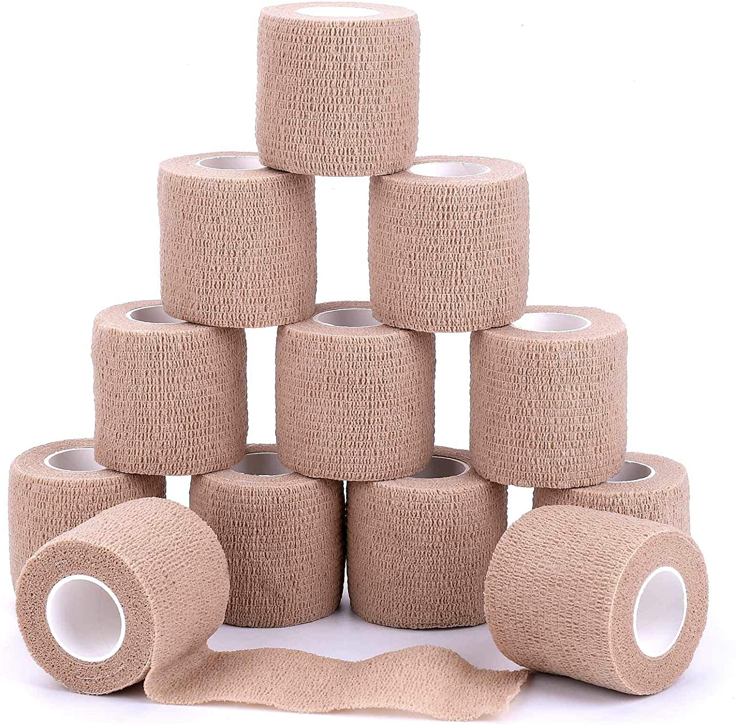 Élastique coloré auto Adhérente Pet cohésif Bandage