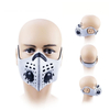 Masque cycliste à coupe-vent respectueux de l'hiver avec filtres et vanne