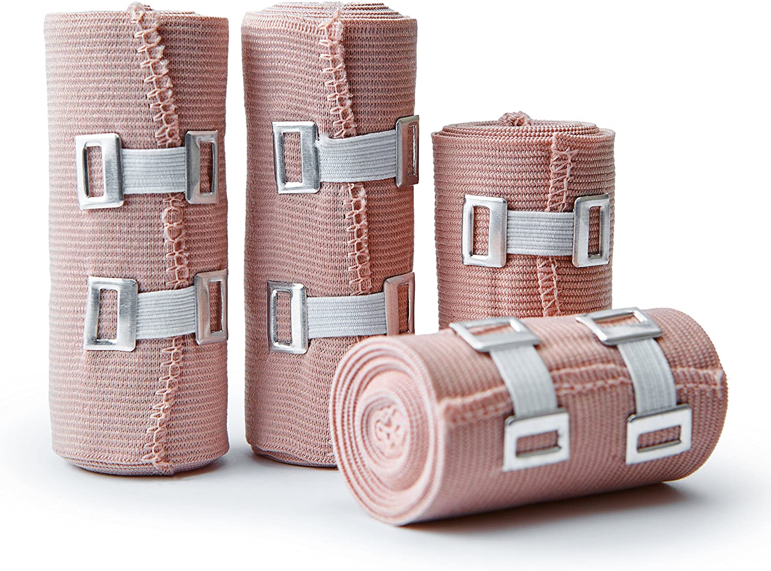 Sport Bandages avec crochet Beige compression élastique